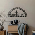 Cross & Bible Wall Signs - Inspirational Iron Metal Wall Art Decor